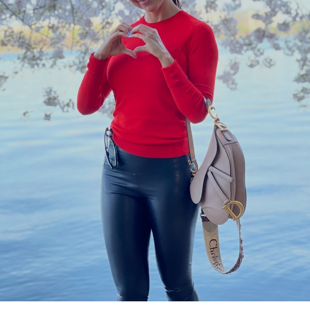 Zara Women's Red Long Sleeve Top - Picture 3 of 7